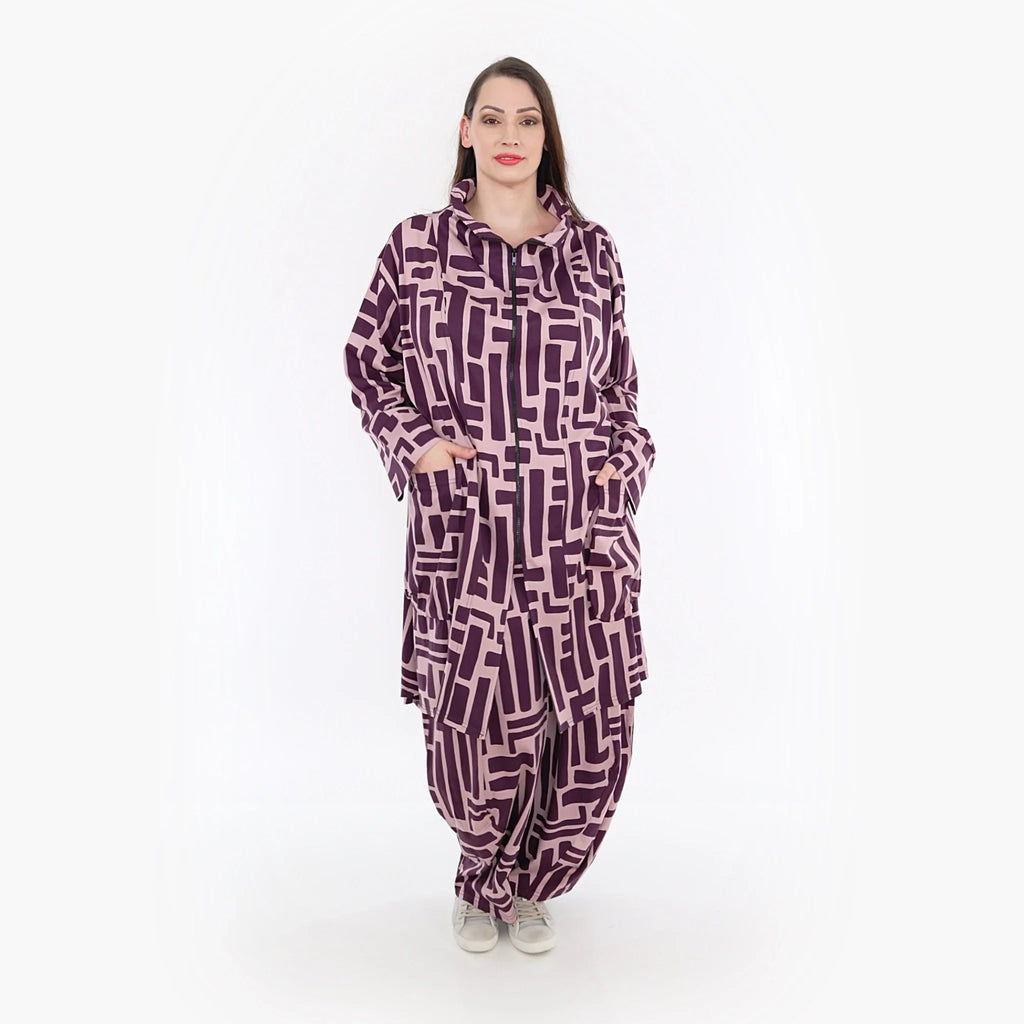 AKH 2276 Coat, Berry-Pink