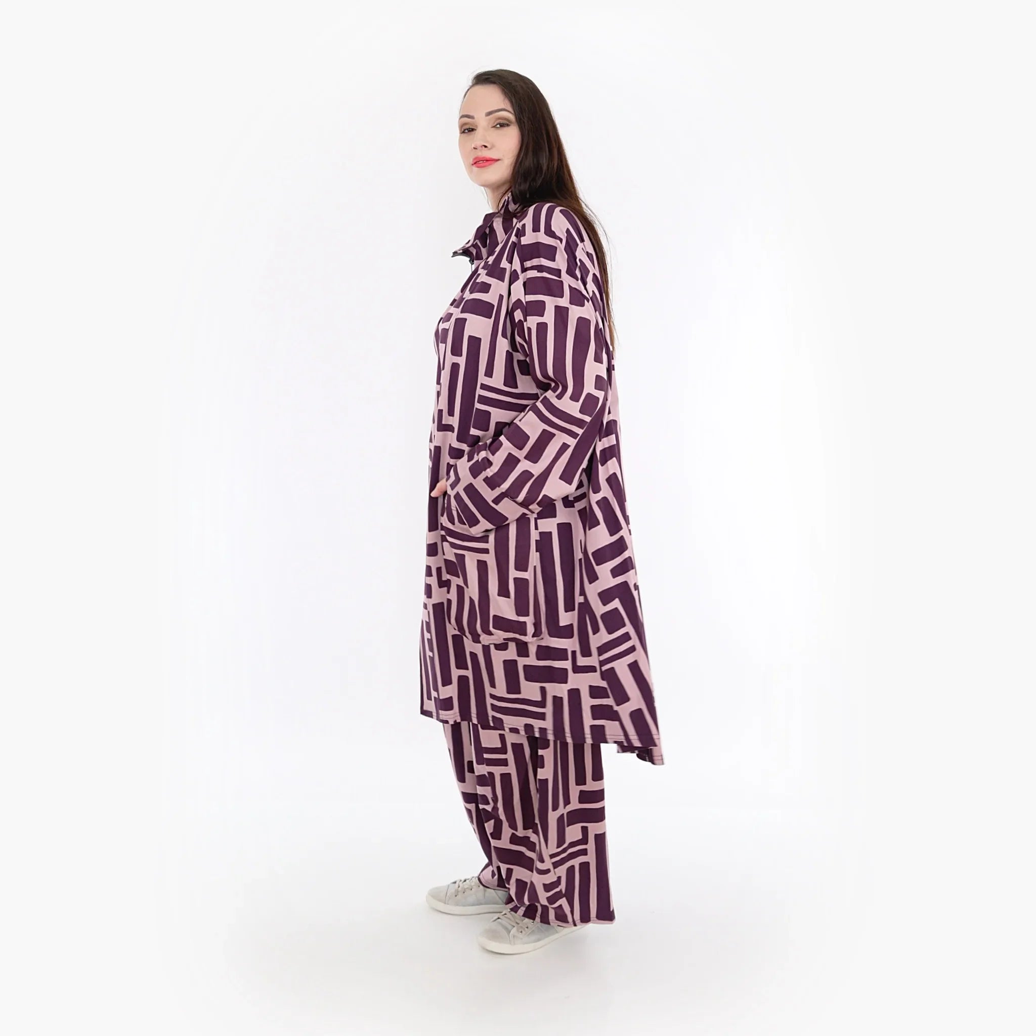 AKH 2276 Coat, Berry-Pink