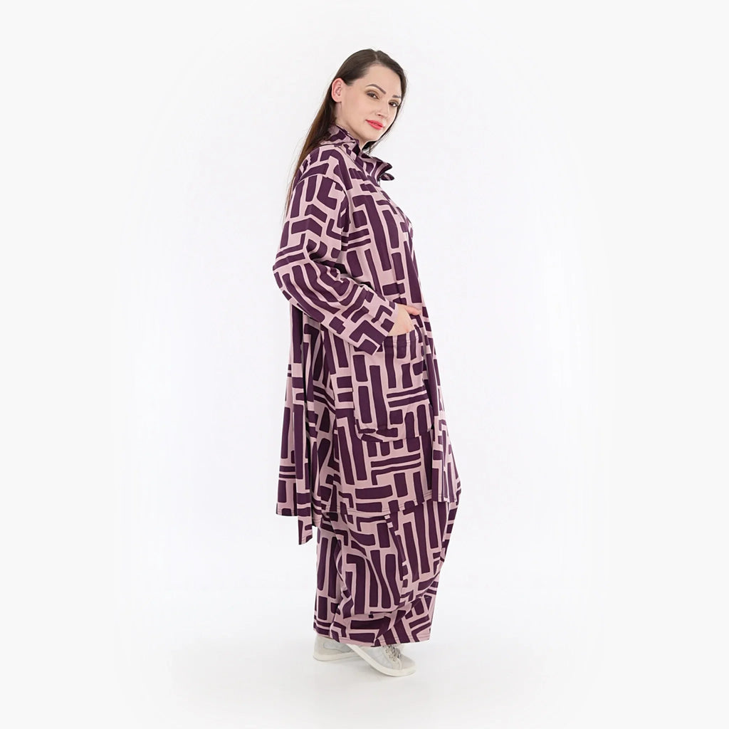 AKH 2276 Coat, Berry-Pink