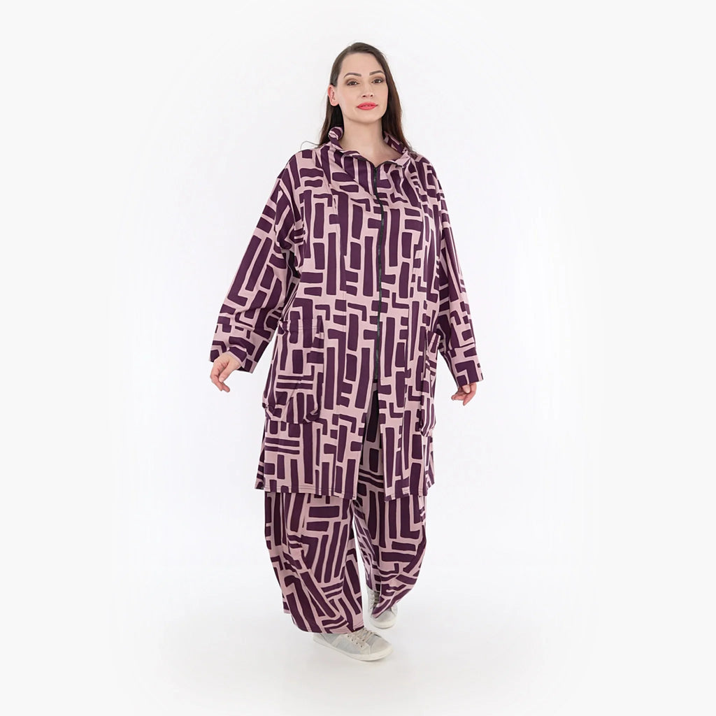 AKH 2276 Coat, Berry-Pink