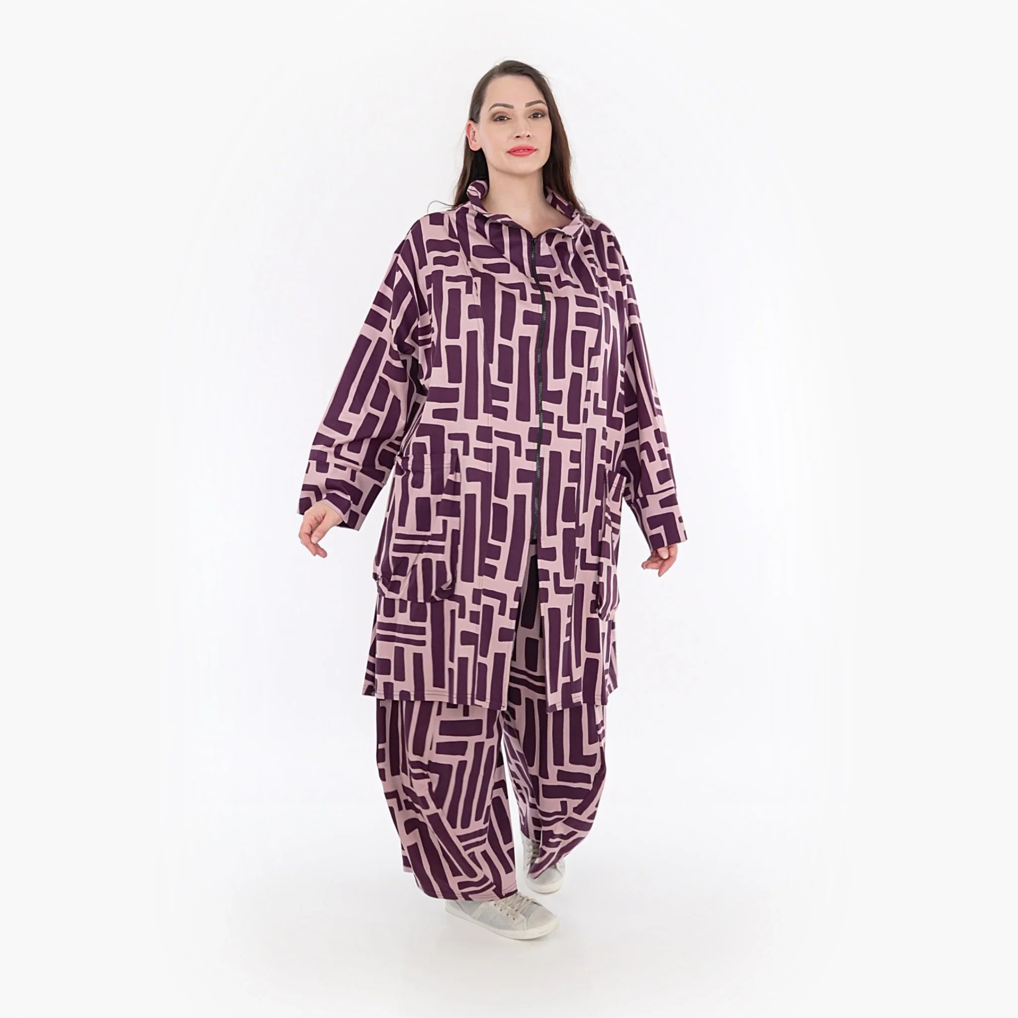 AKH 2276 Coat, Berry-Pink