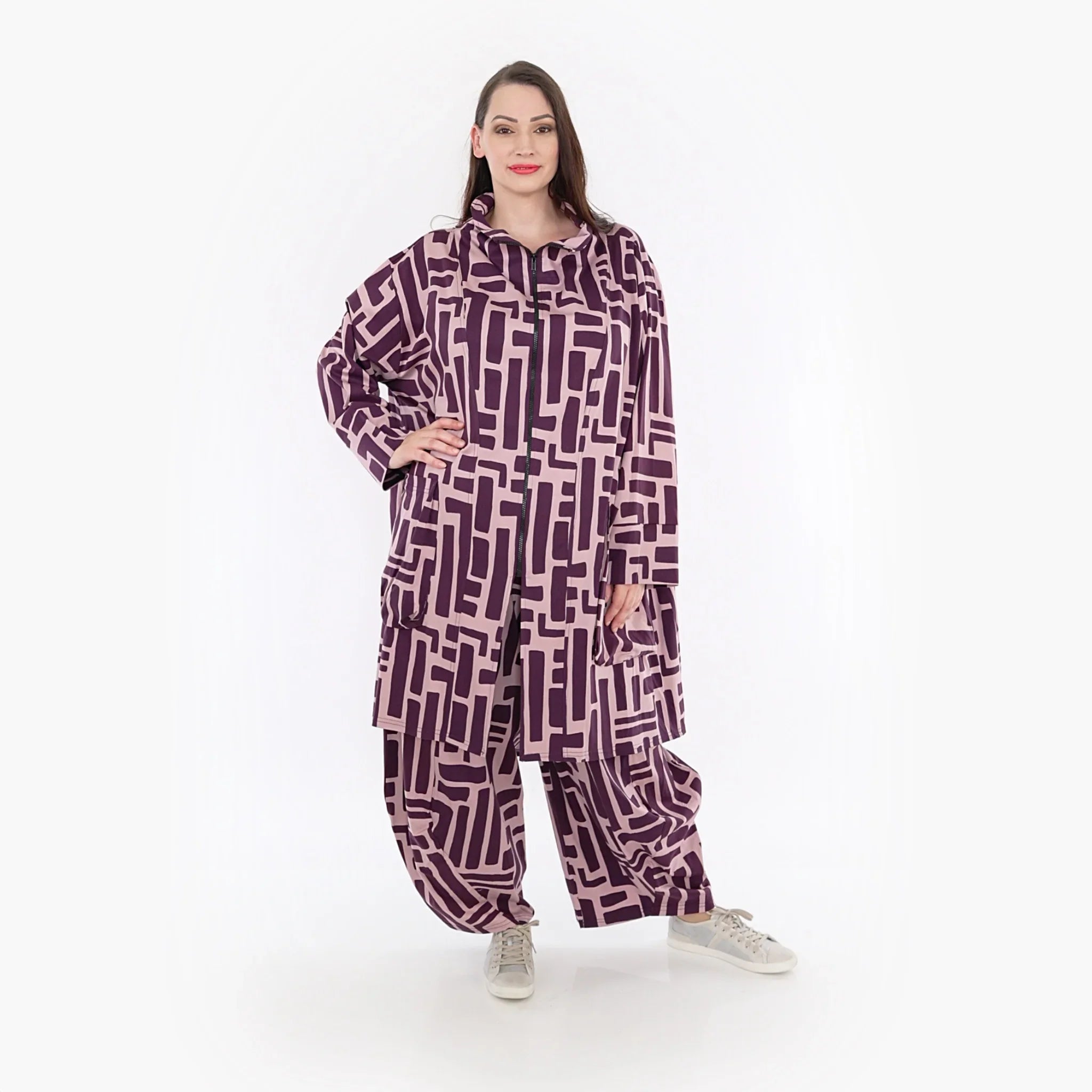 AKH 2276 Coat, Berry-Pink