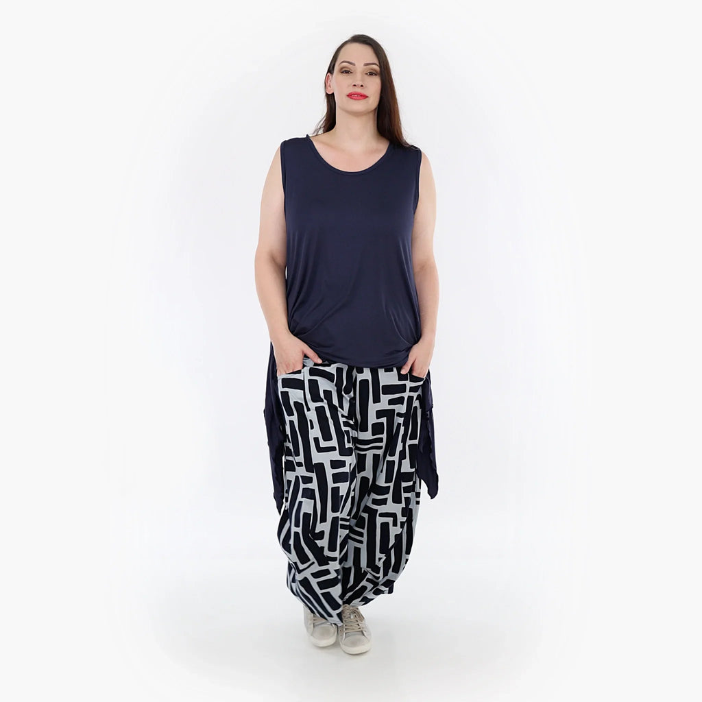 AKH 8069 Trousers, Navy-Light Blue
