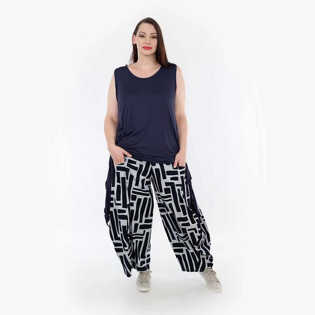 AKH 8069 Trousers, Navy-Light Blue