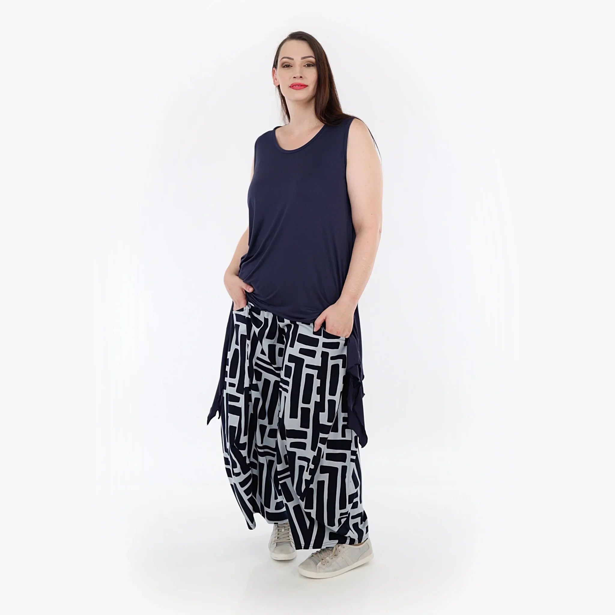 AKH 8069 Trousers, Navy-Light Blue
