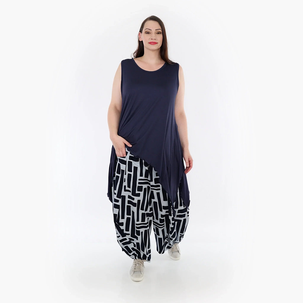 AKH 8069 Trousers, Navy-Light Blue