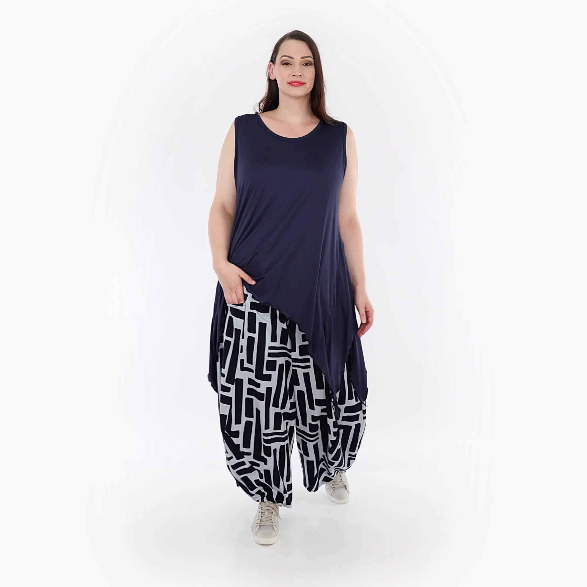 AKH 8069 Trousers, Navy-Light Blue