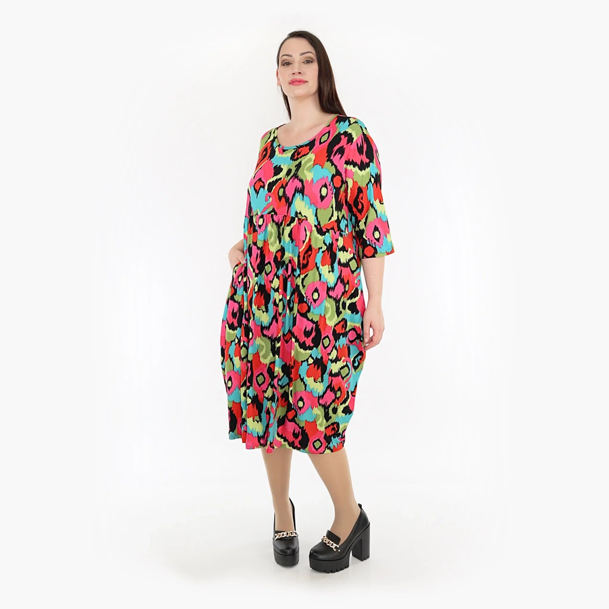 AKH Fashion Kleid 6698 Dina, Multicolour