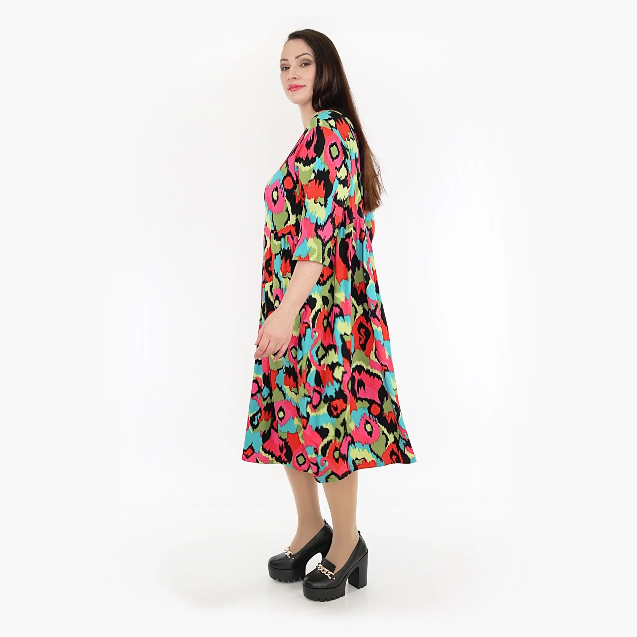 AKH Fashion Kleid 6698 Dina, Multicolour