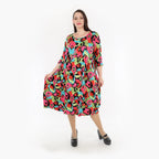 AKH Fashion Kleid 6698 Dina, Multicolour