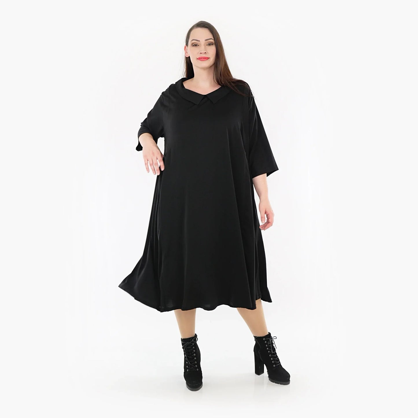 AKH 6958 Kleid, Schwarz