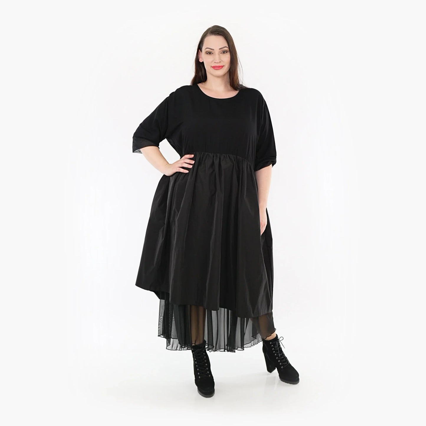 AKH 6967 Kleid, Schwarz