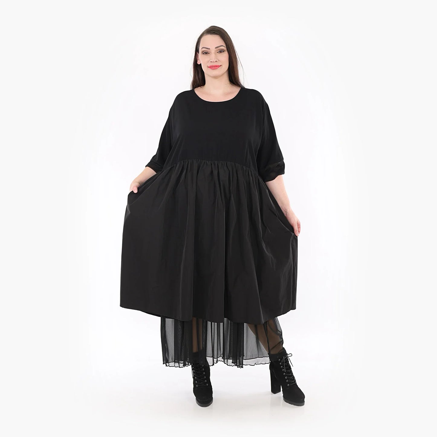 AKH 6967 Kleid, Schwarz