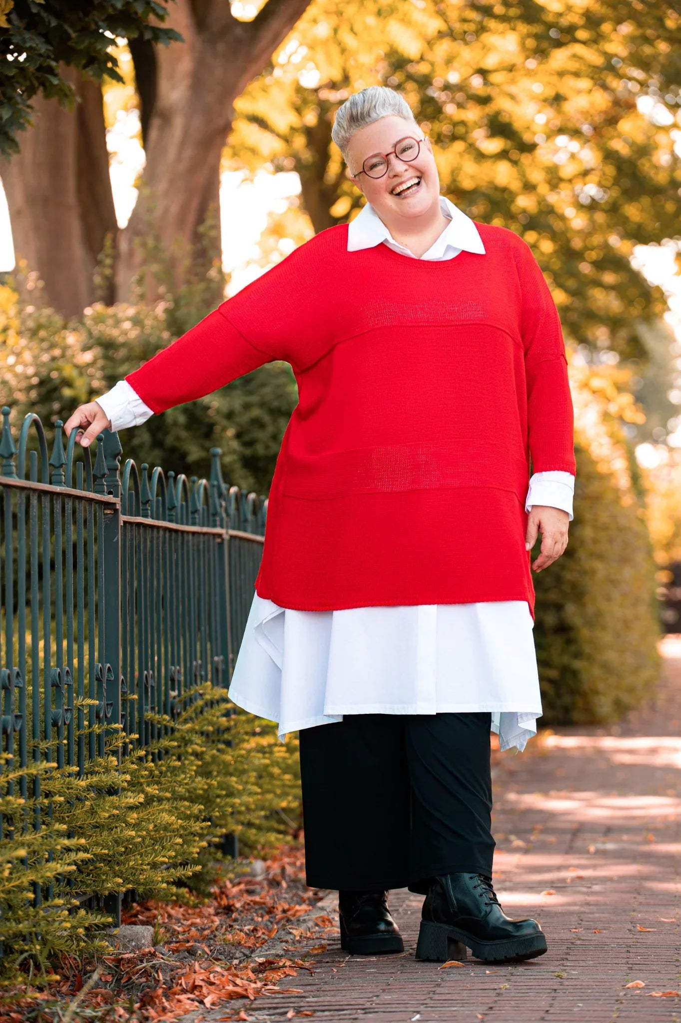 AKH 2417 Big Shirt, Red