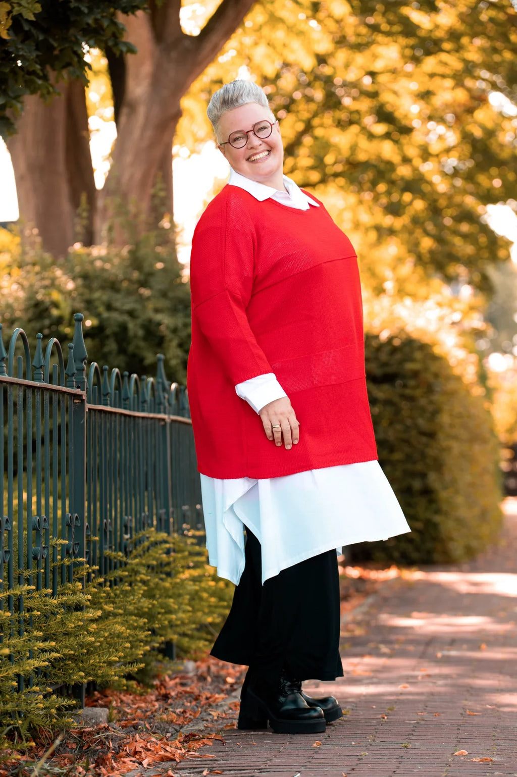 AKH 2417 Big Shirt, Red