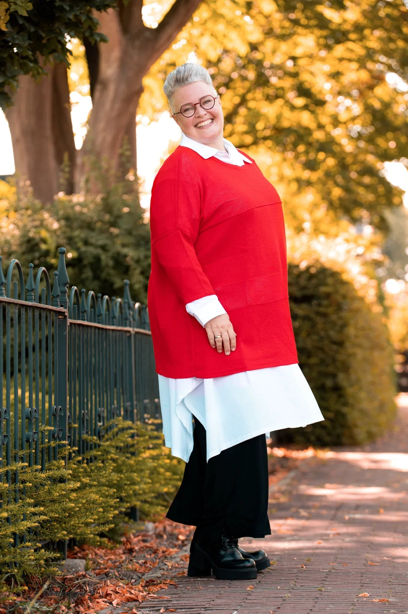 AKH 2417 Big Shirt, Red