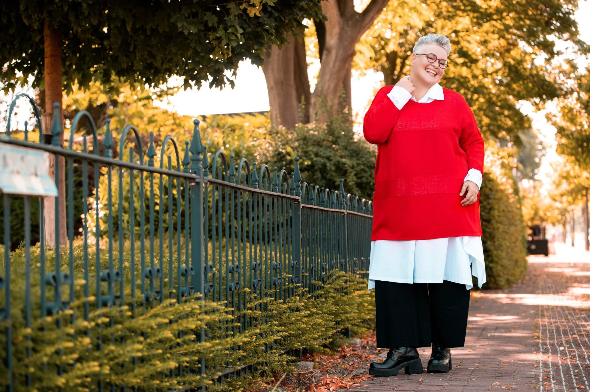 AKH 2417 Big Shirt, Red