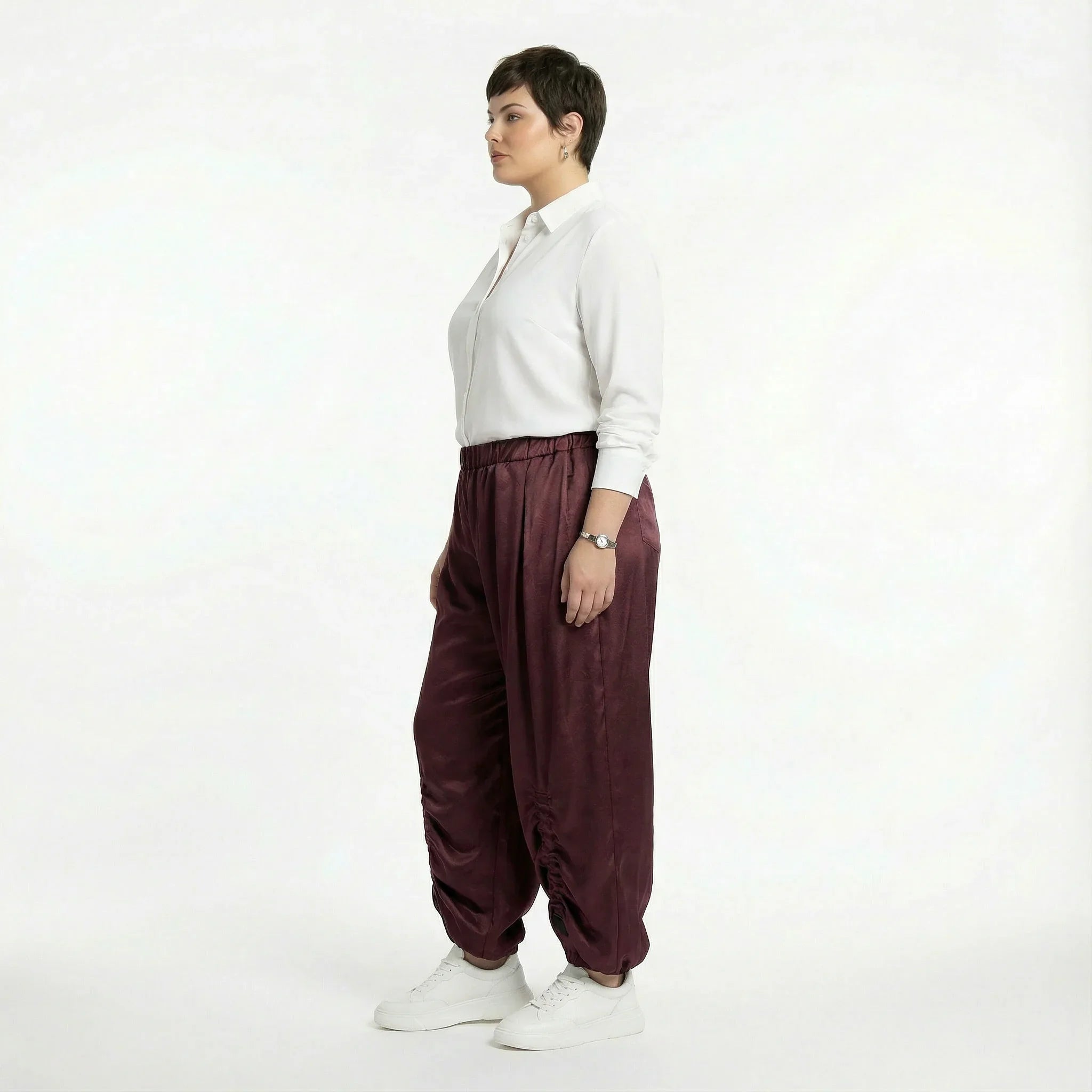 AKH Premium 7181 Trousers, Burgundy