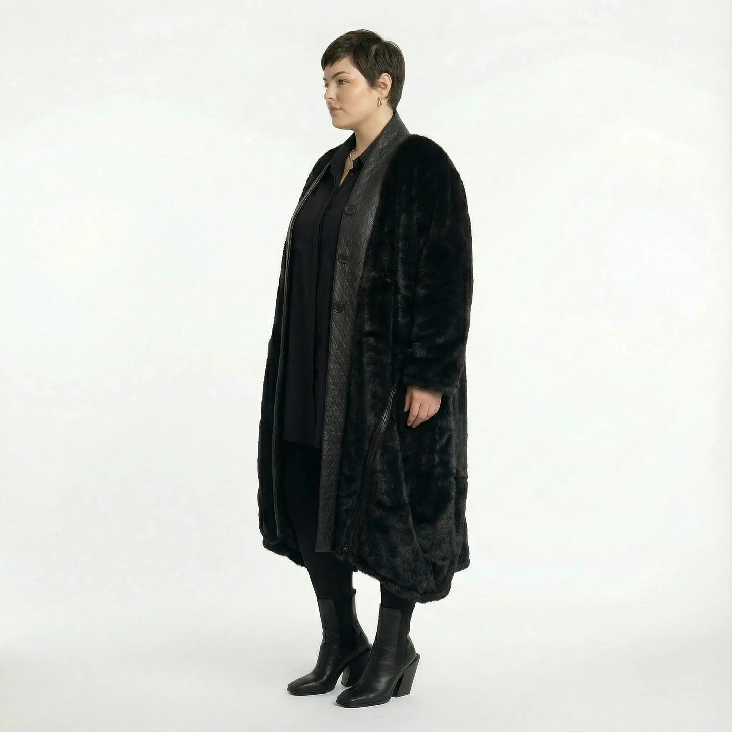 AKH Premium 7176 Coat, Black
