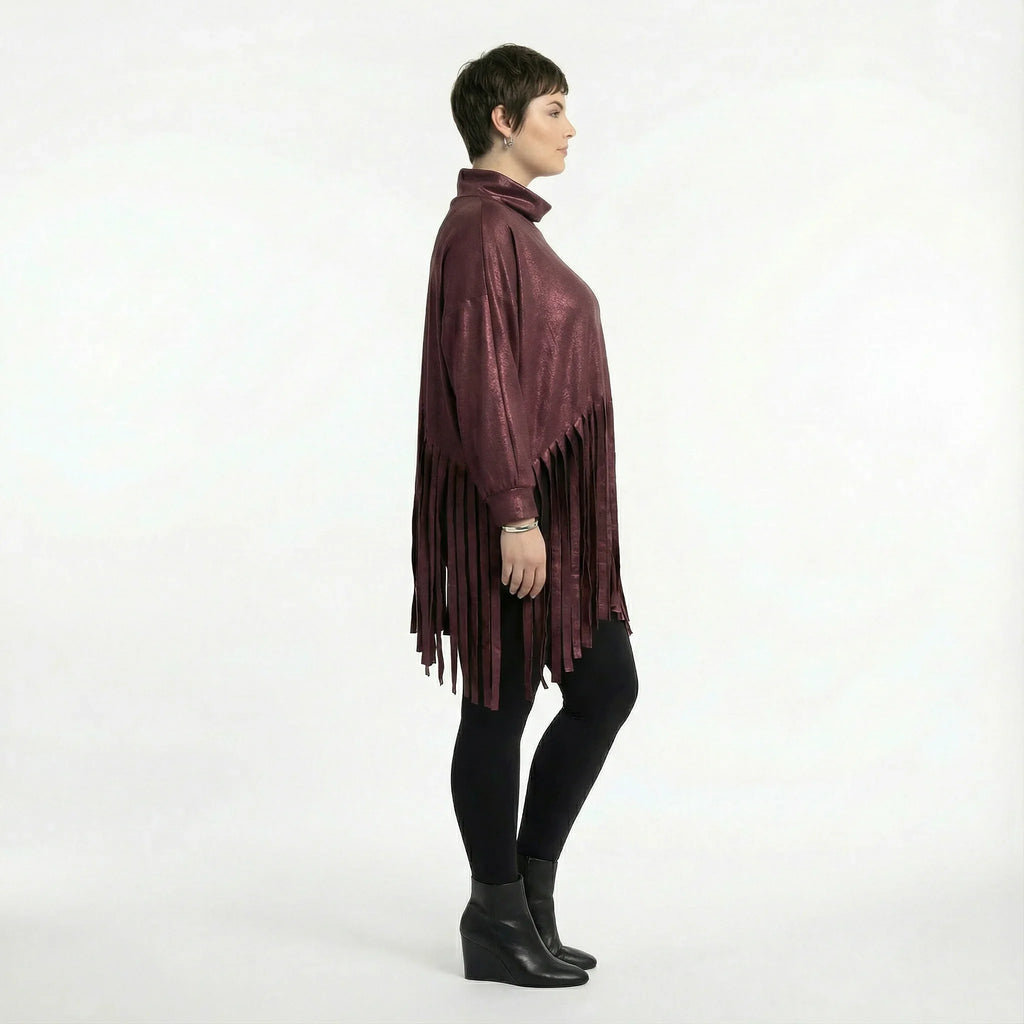 AKH Premium 7182 Grande chemise, Rouge bordeaux