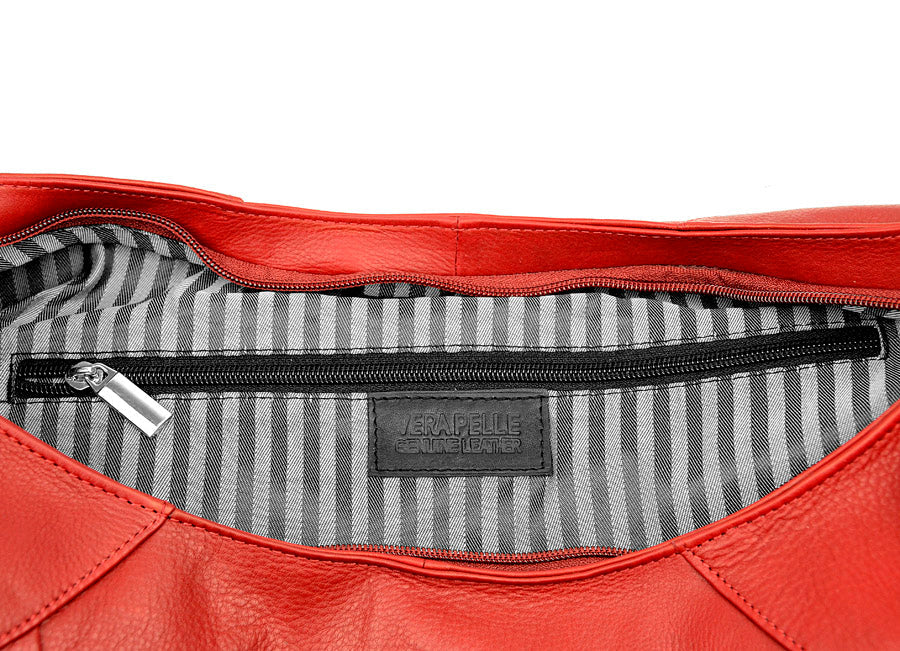 Alltags Tasche in  Form aus er Leder Qualität, Tasche in Rot