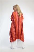 Veste d'été en forme de ballon en jersey doux de qualité, Florida en Orange-Multi