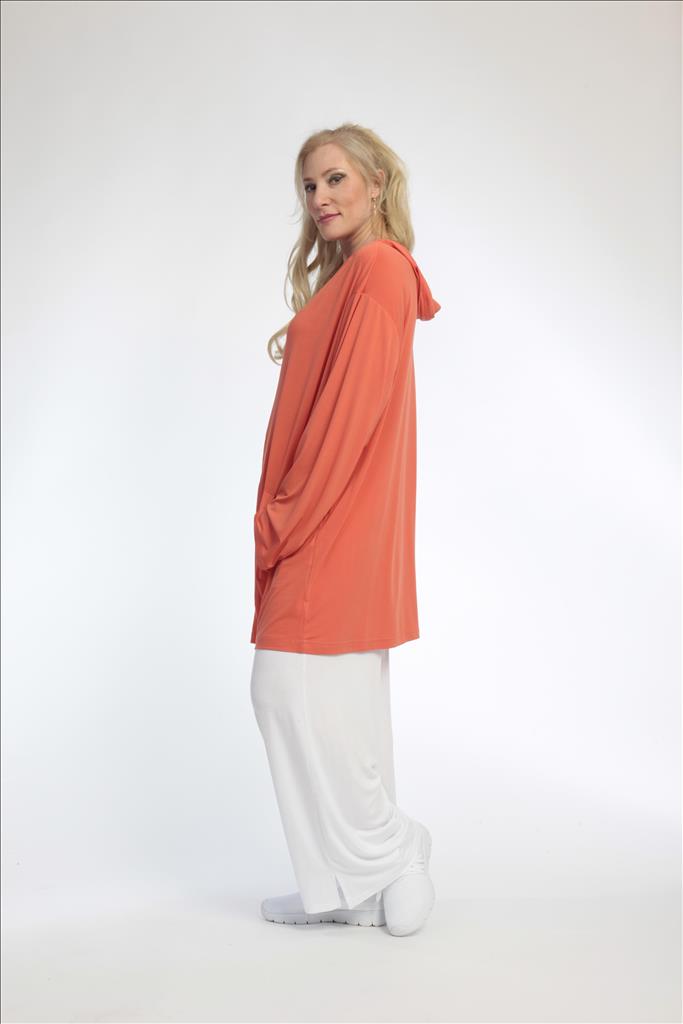 Summer jacket in a straight shape made of Slinky quality, Feline Slinky in orange