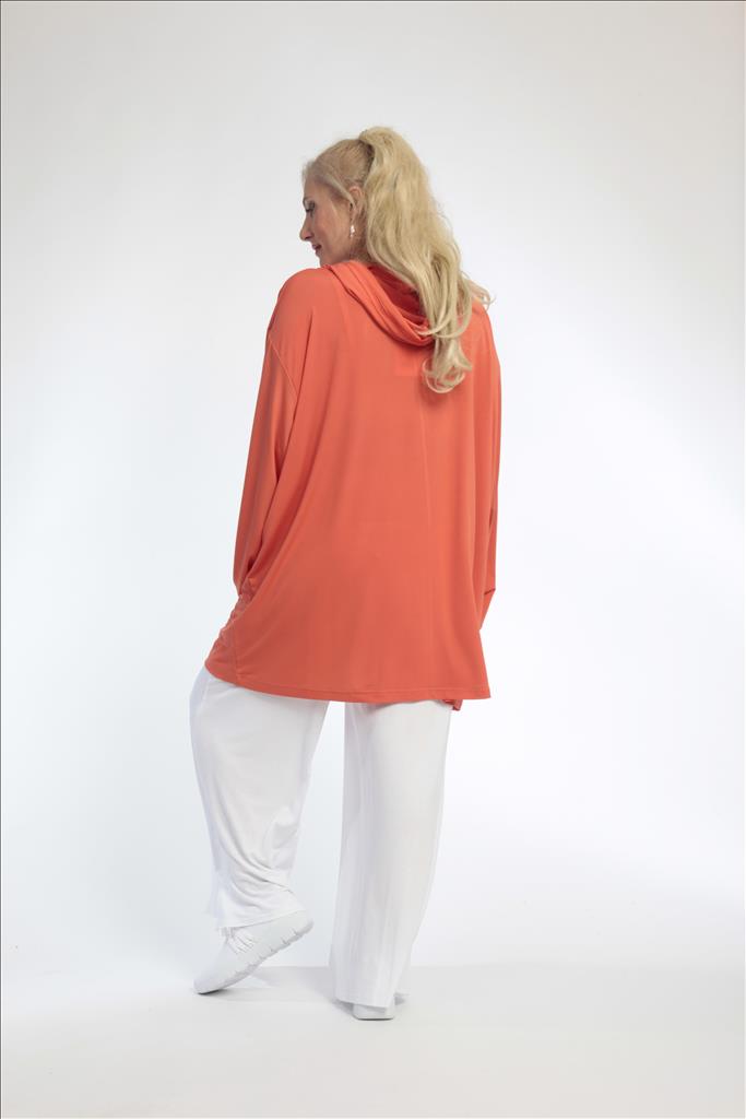 Summer jacket in a straight shape made of Slinky quality, Feline Slinky in orange