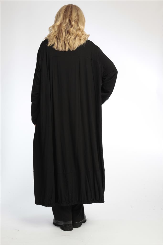 Everyday dress in balloon shape made of jersey quality, memory in black