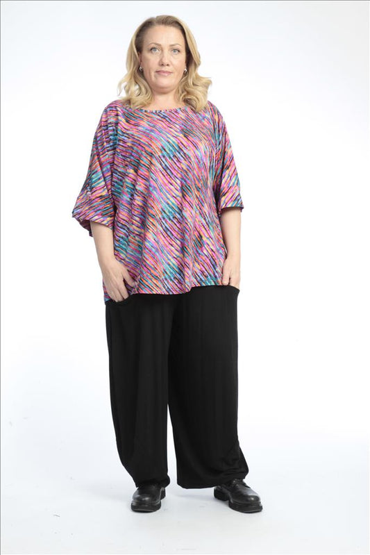 Winter Shirt in gerader Form aus er Jersey Qualität, Oda in Multicolor