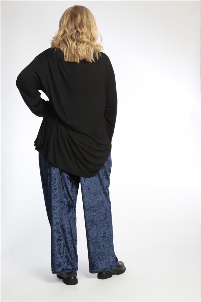 Winter Hose in gerader Form aus er Velour Qualität, Niks in Marine