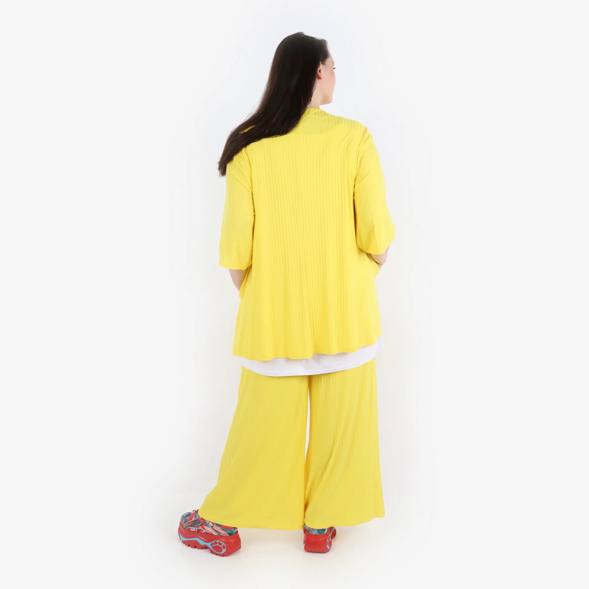 Papita 6937 Trousers, Lemon Yellow