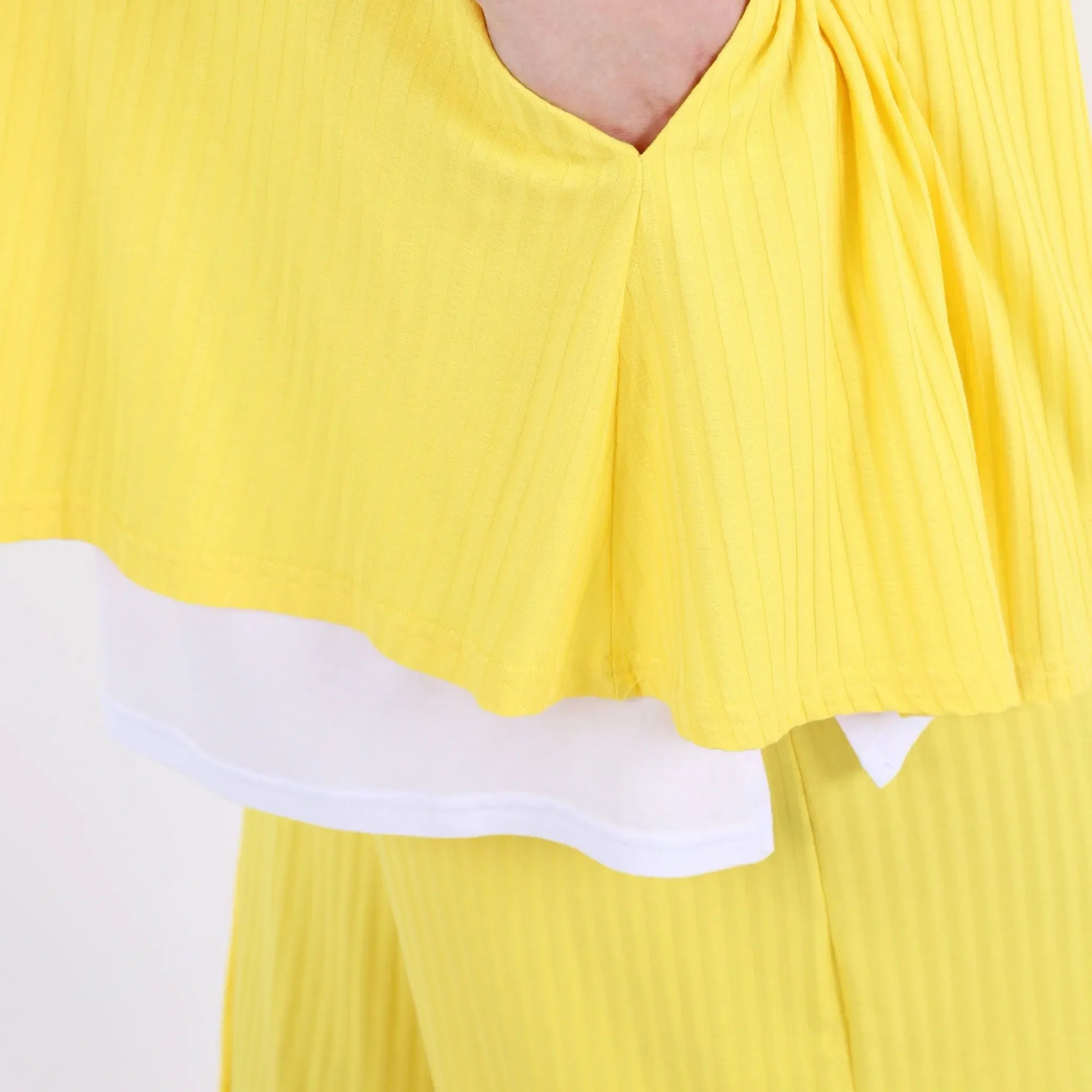 Papita 6937 Trousers, Lemon Yellow