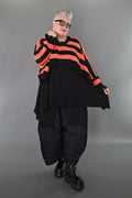 Jeté AKH Premium 2537, noir-orange