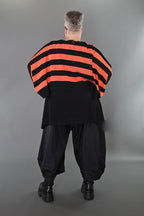 Jeté AKH Premium 2537, noir-orange