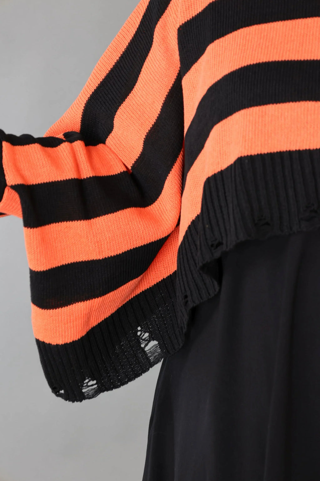 Jeté AKH Premium 2537, noir-orange