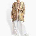 Sommer Jacke in A-Form aus stretcher Slinky Qualität, River in Cognac