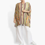 Sommer Jacke in A-Form aus stretcher Slinky Qualität, River in Cognac