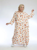 Summer jacket in mullet shape made of airy poplin quality, Zinnia in orange