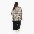 AKH 140 Jacket, Beige-Black-Cognac