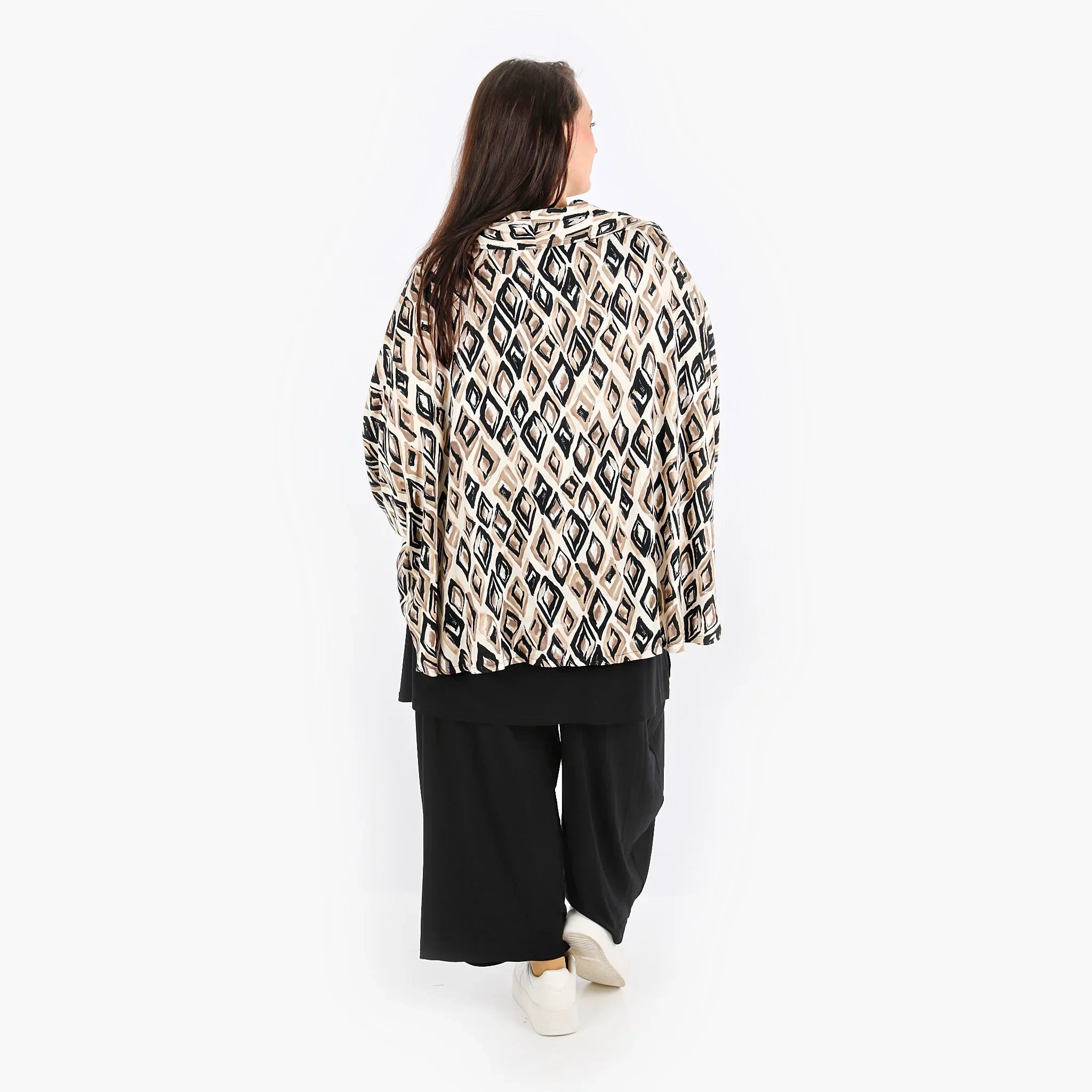AKH 140 Jacket, Beige-Black-Cognac
