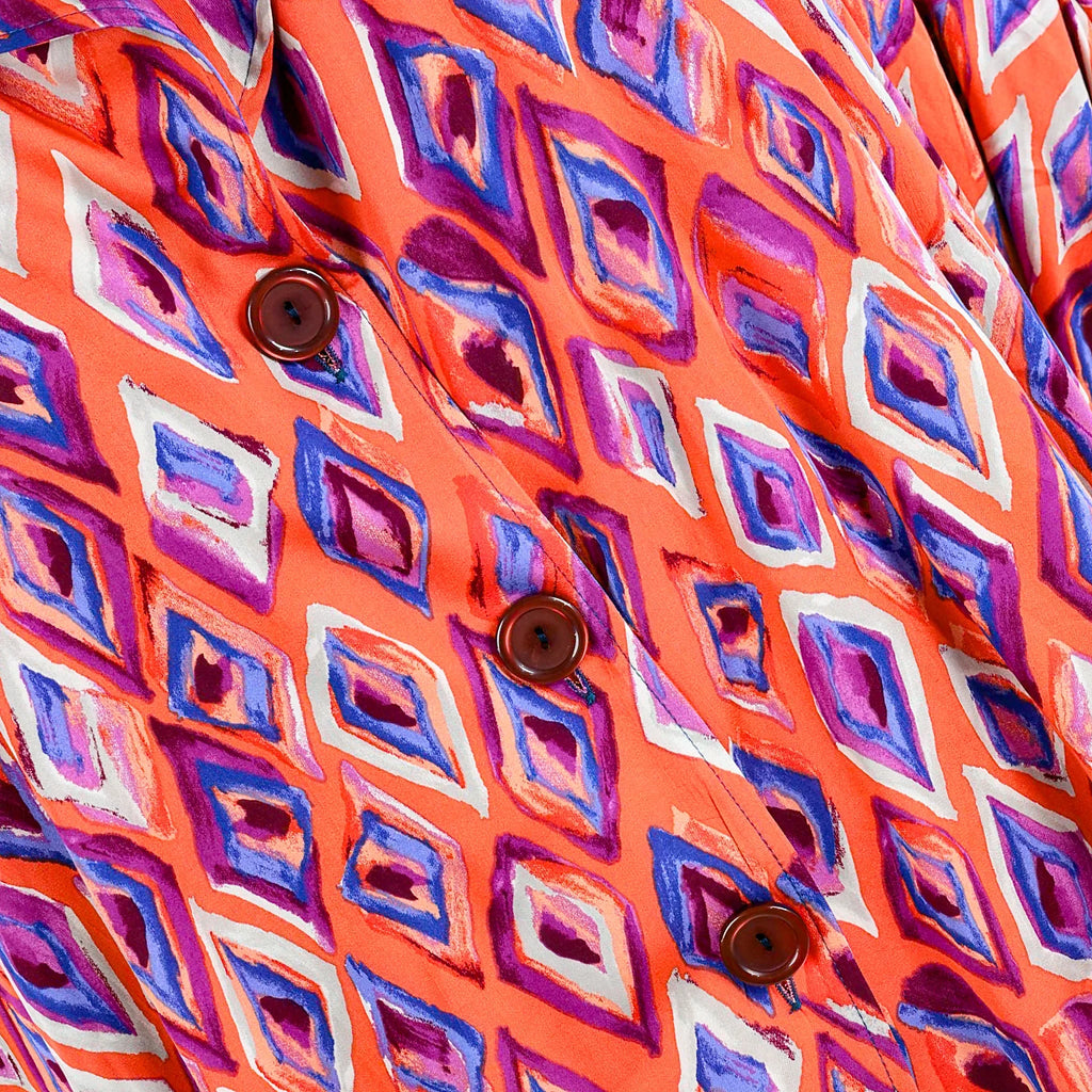 AKH 140 jacket, orange-violet-blue