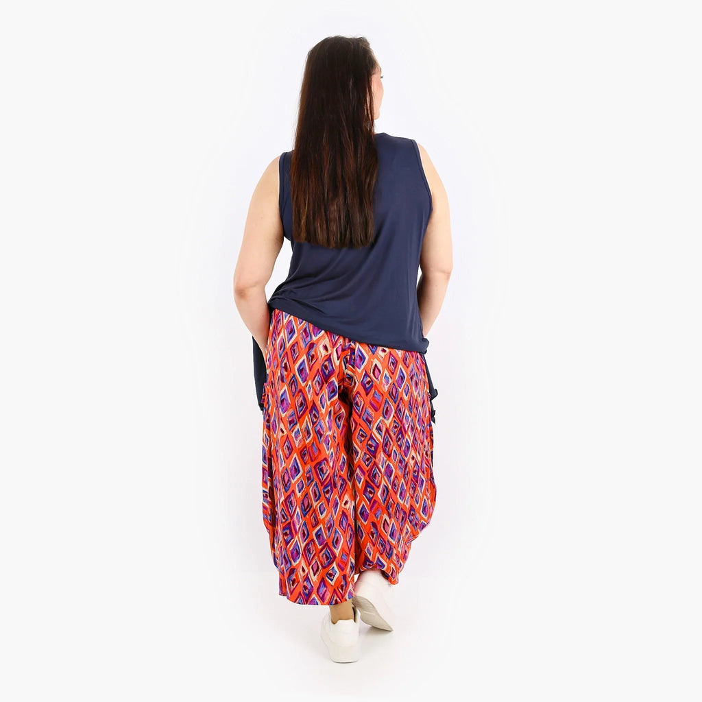 AKH 8069 Trousers, Orange-Violet-Blue