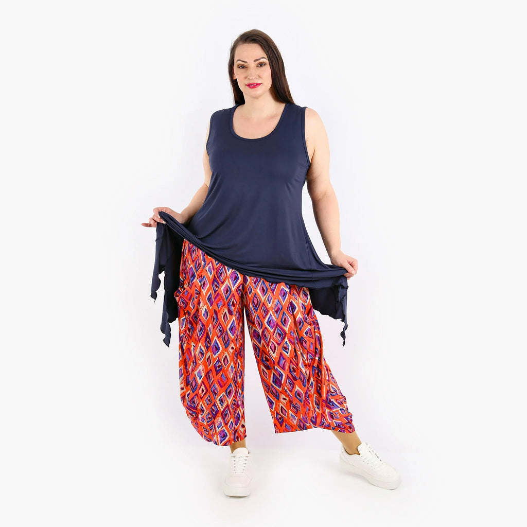 AKH 8069 Trousers, Orange-Violet-Blue
