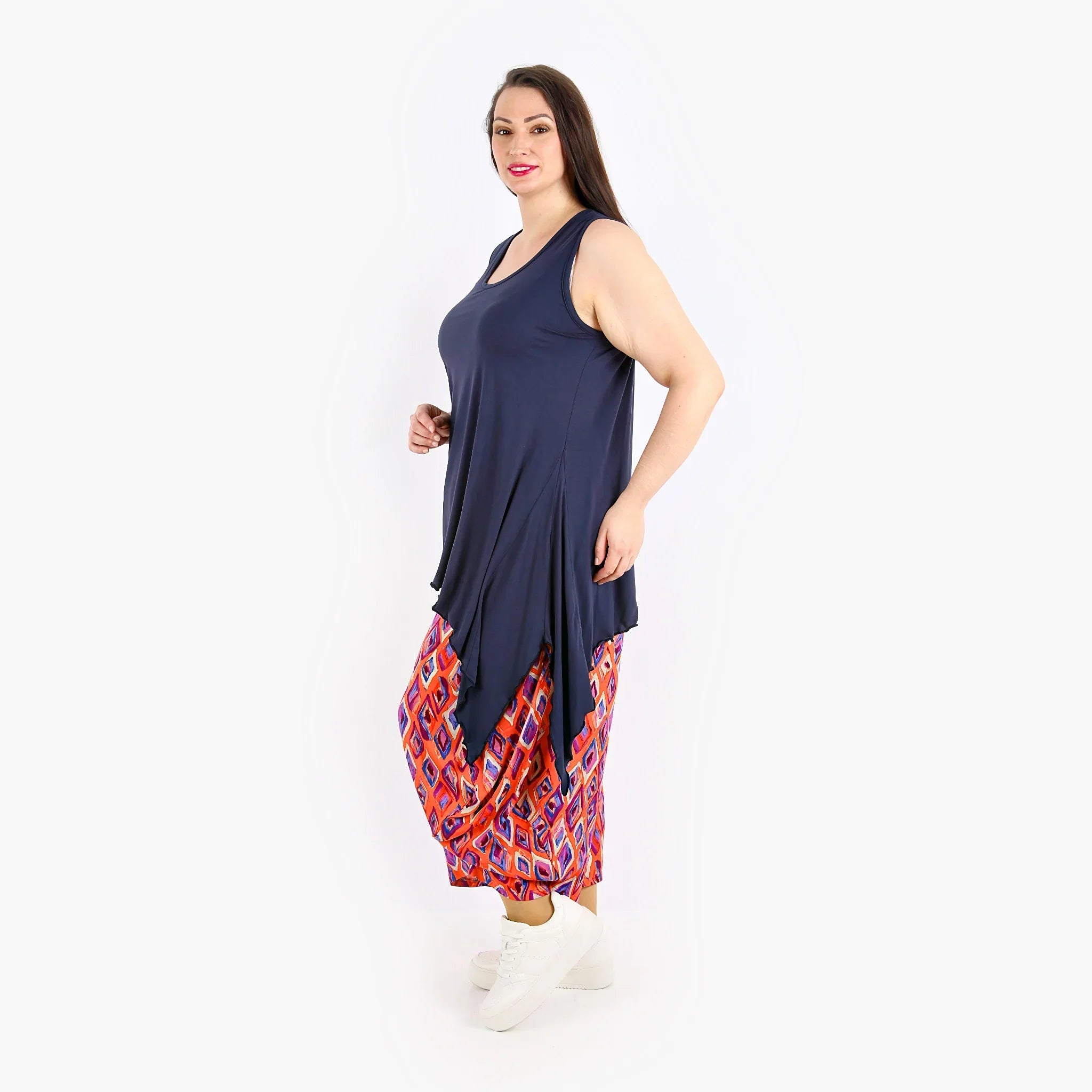 AKH 8069 Trousers, Orange-Violet-Blue