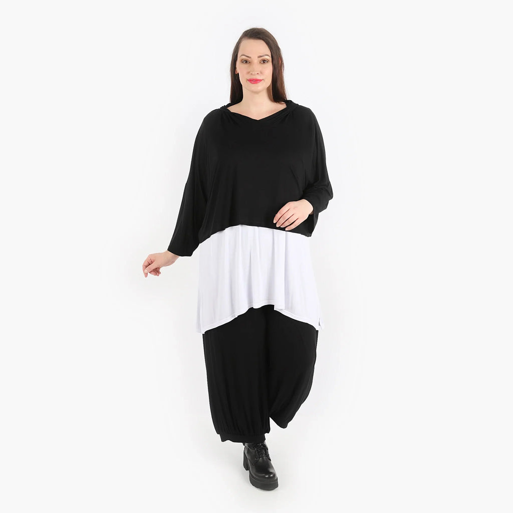 AKH Fashion Shirt 1039 Viskose, Schwarz