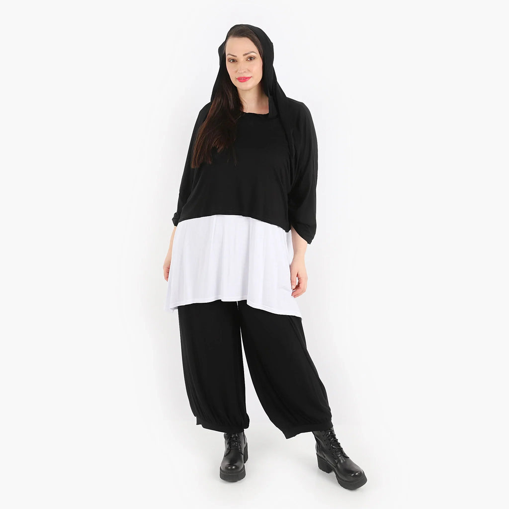 AKH Fashion Shirt 1039 Viskose, Schwarz