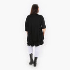 AKH Fashion Shirt 2066 Viskose, Schwarz