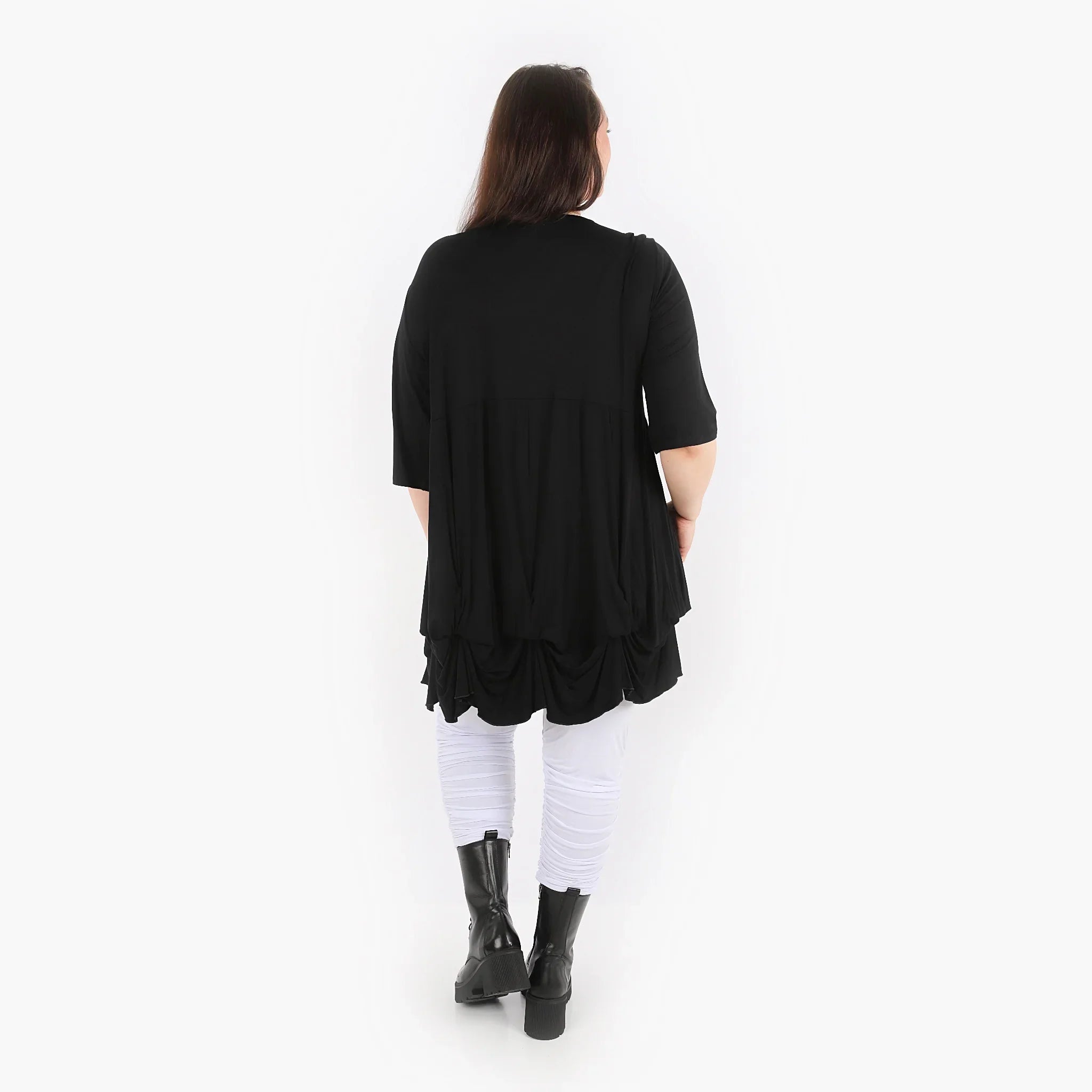 AKH Fashion Shirt 2066 Viskose, Schwarz