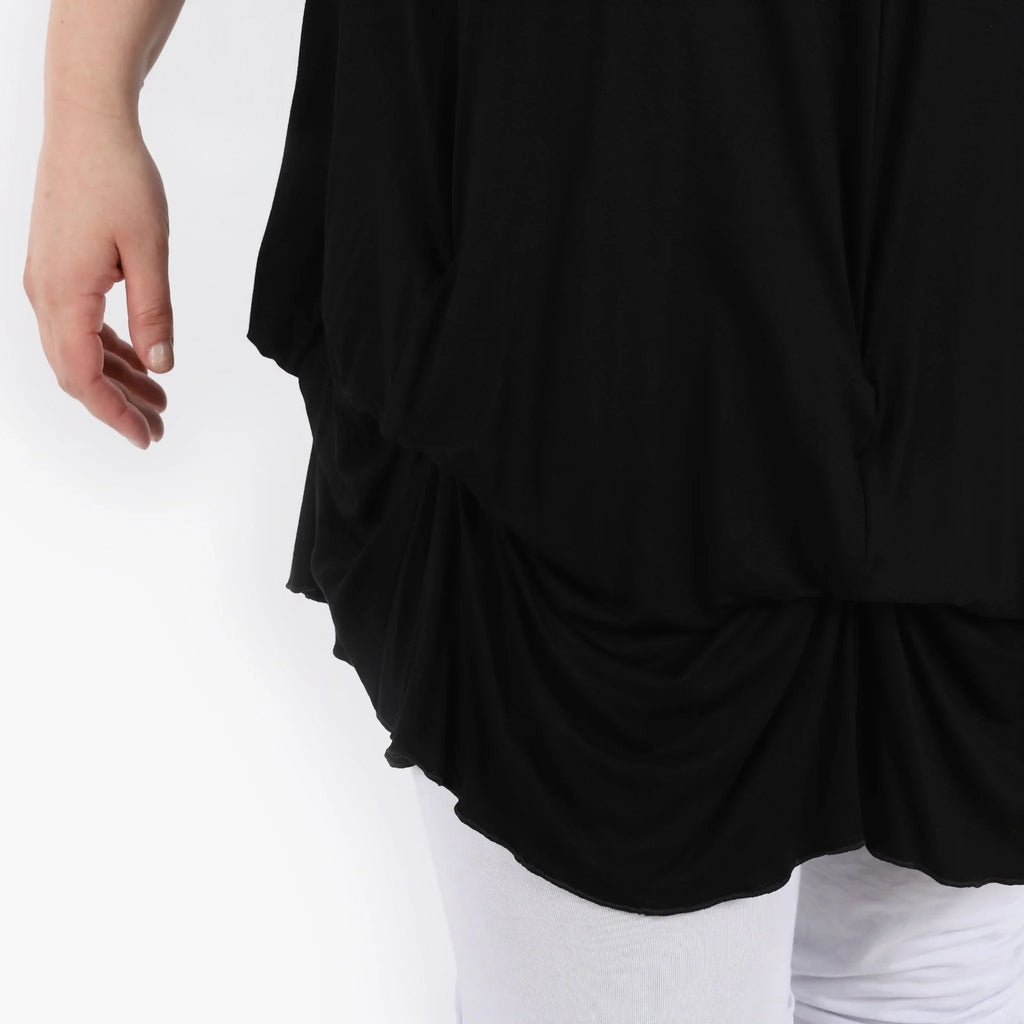 AKH Fashion Shirt 2066 Viskose, Schwarz